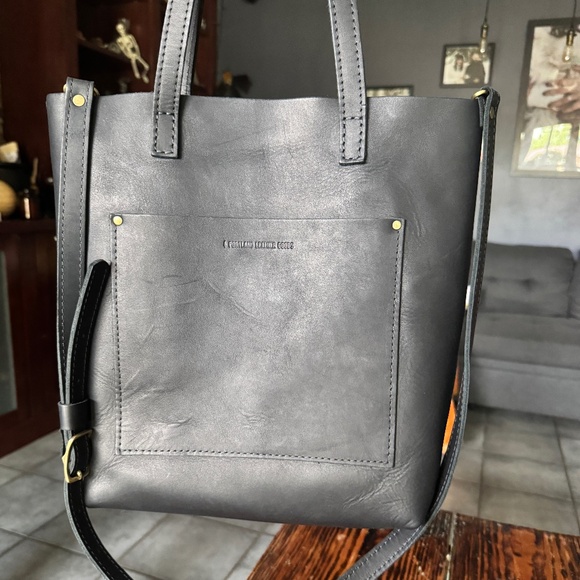 Portland Leather Handbags - Portland Leather Crossbody Tote Large